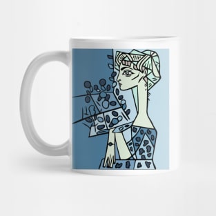 portrait cubism Mug